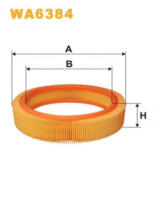 WIX FILTERS wa6384 -  Воздушный фильтр